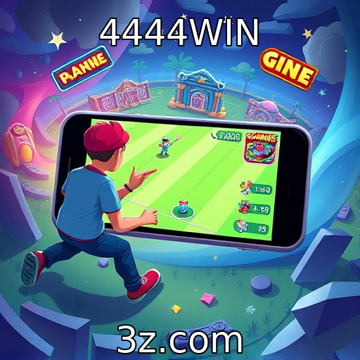 4444WIN - Aumento da popularidade dos jogos mobile entre os jovens